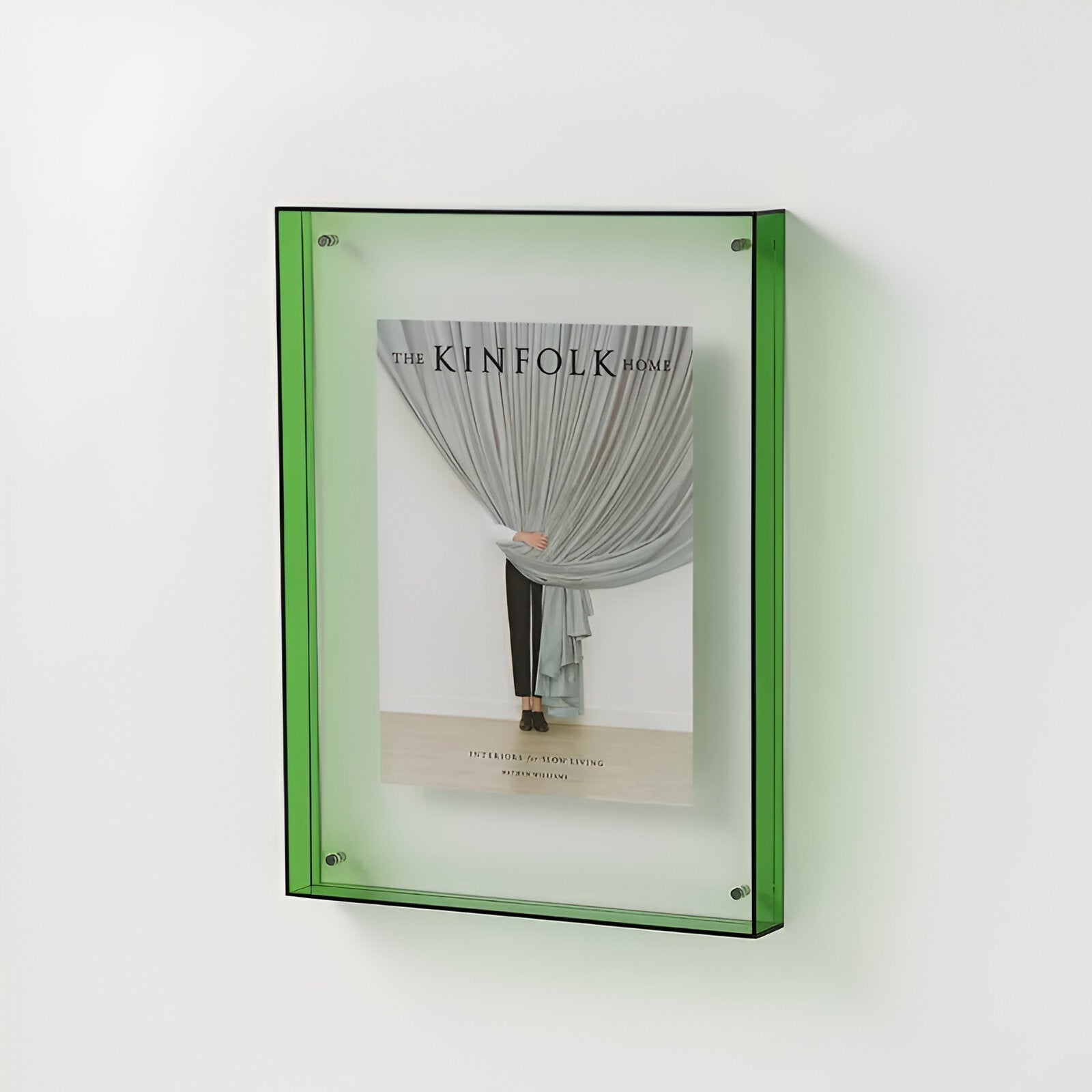 Flectra Photo Frame - Clear Acrylic, Modern Minimalist 5