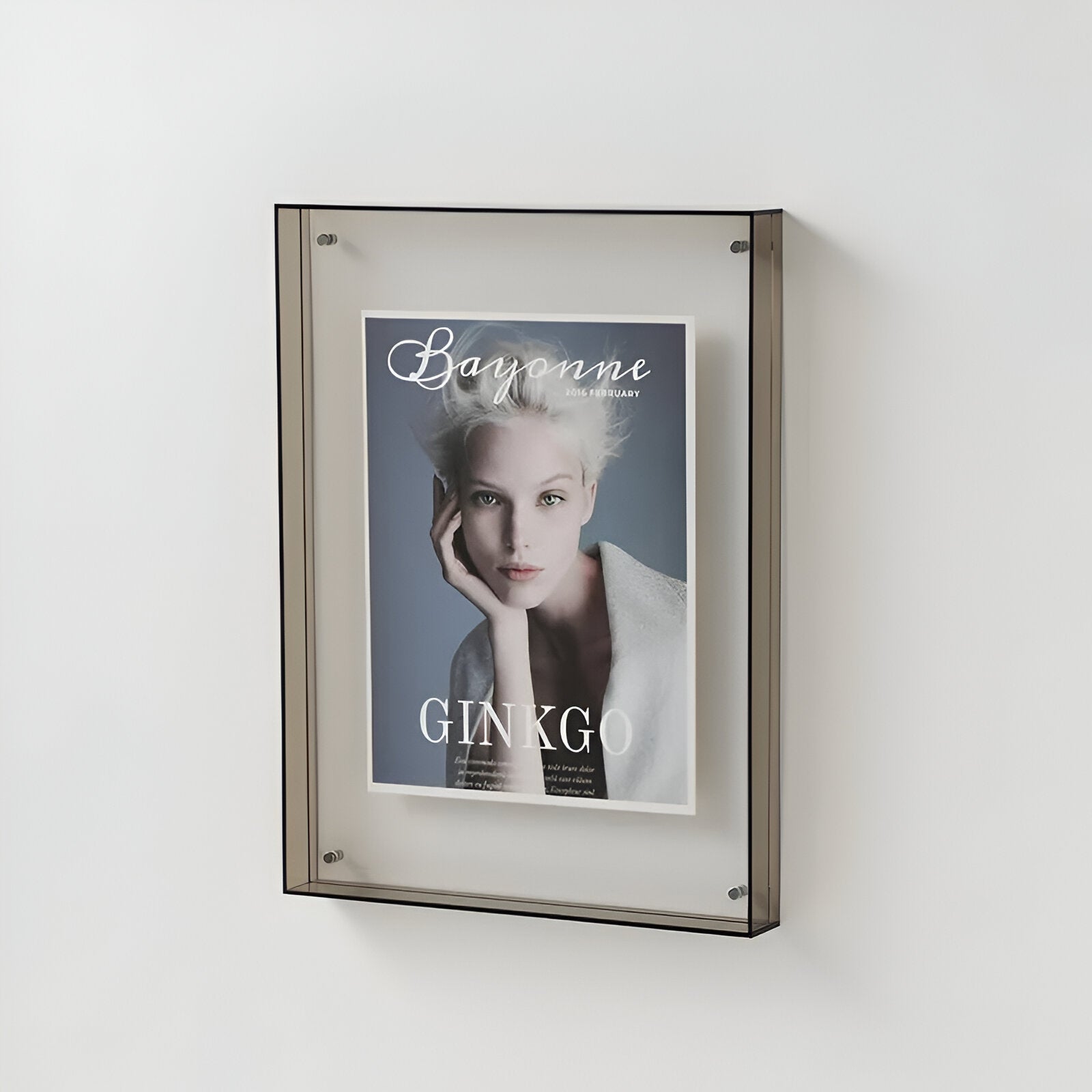 Flectra Photo Frame - Clear Acrylic, Modern Minimalist 6