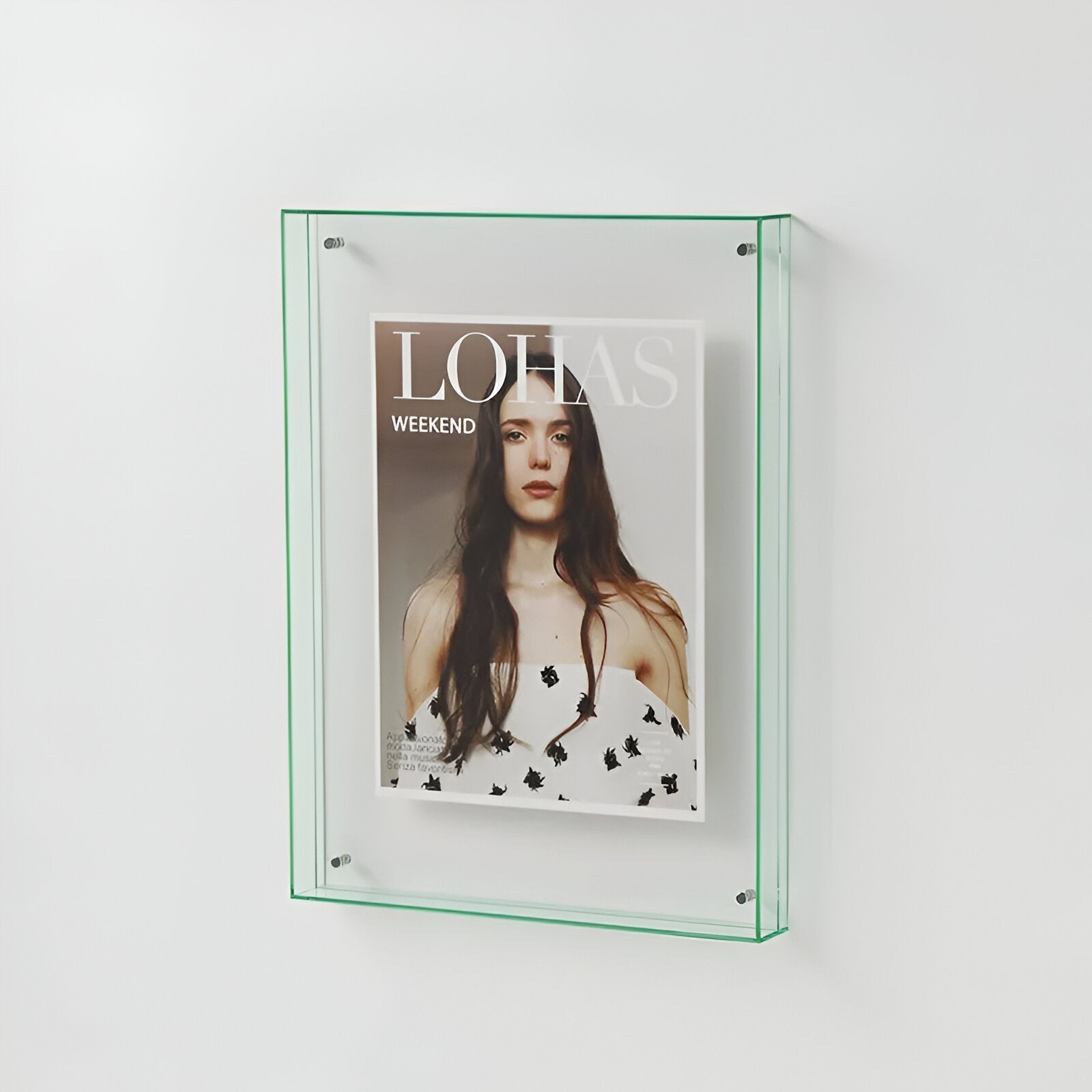 Flectra Photo Frame - Clear Acrylic, Modern Minimalist 7