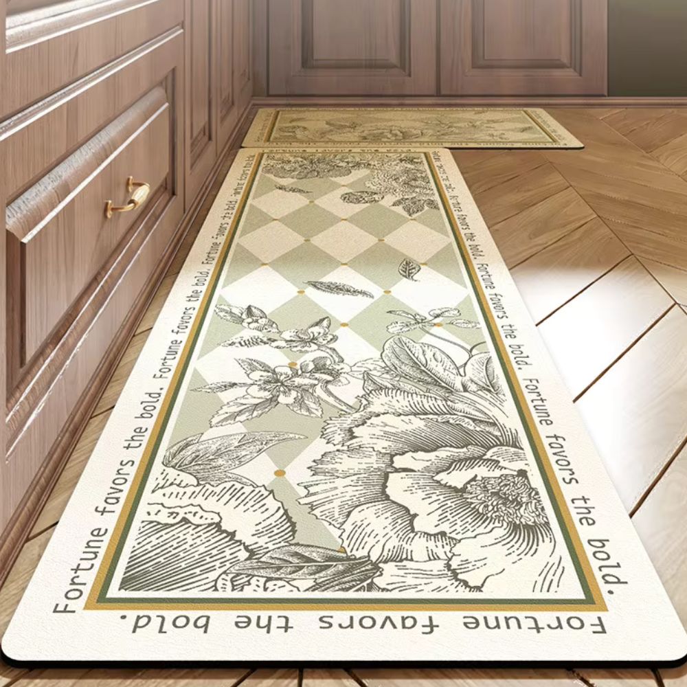 Flora Kitchen Mat - Cushioned, Anti-Fatigue Non-Slip Design 3