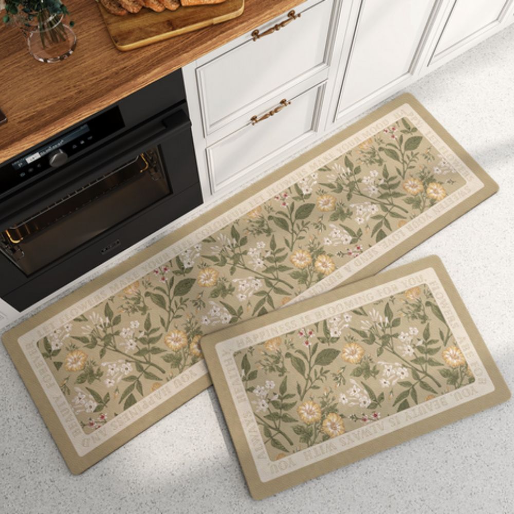 Flora Kitchen Mat - Cushioned, Anti-Fatigue Non-Slip Design 4