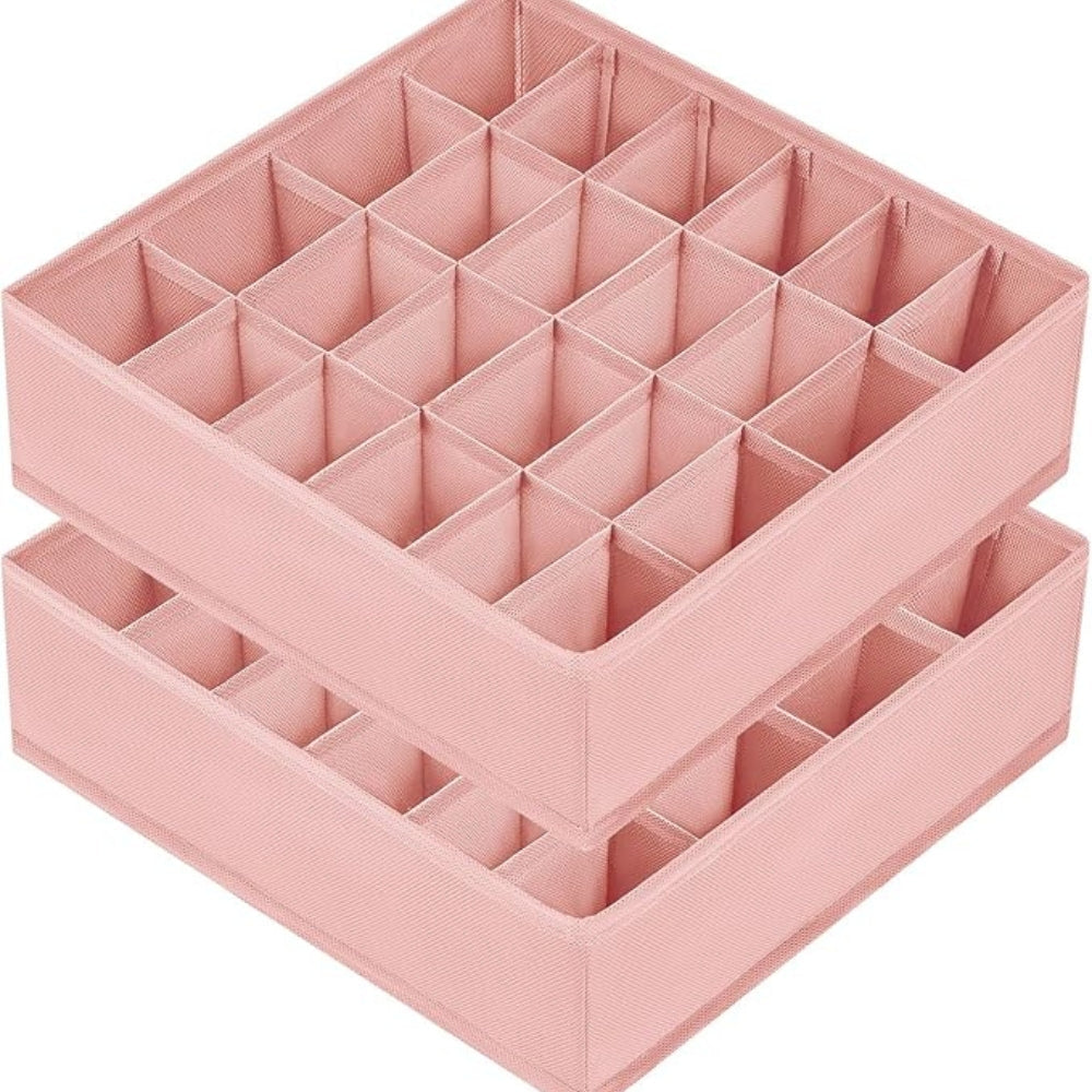Folio Organizer Box - Breathable Fabric, 24 Compartments 2