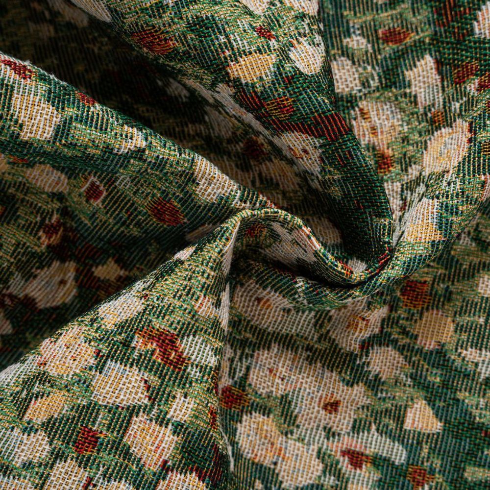 BloomTapestry – Vintage Floral Curtain
