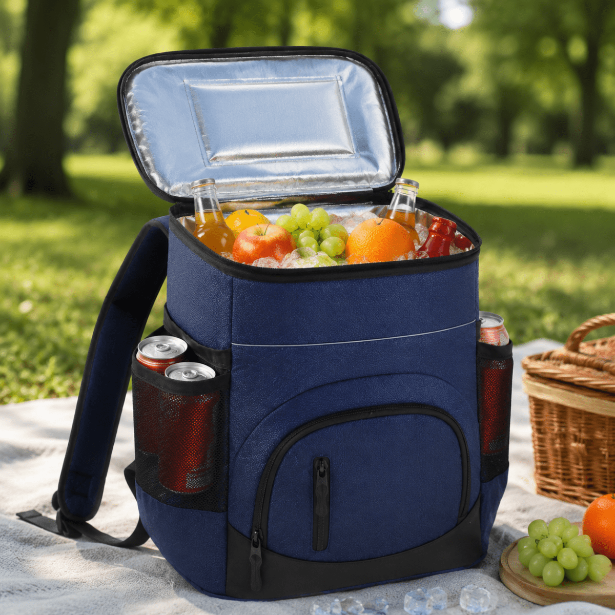 Frostline Insulated Cooler Backpack - Waterproof, 33L Capacity 1