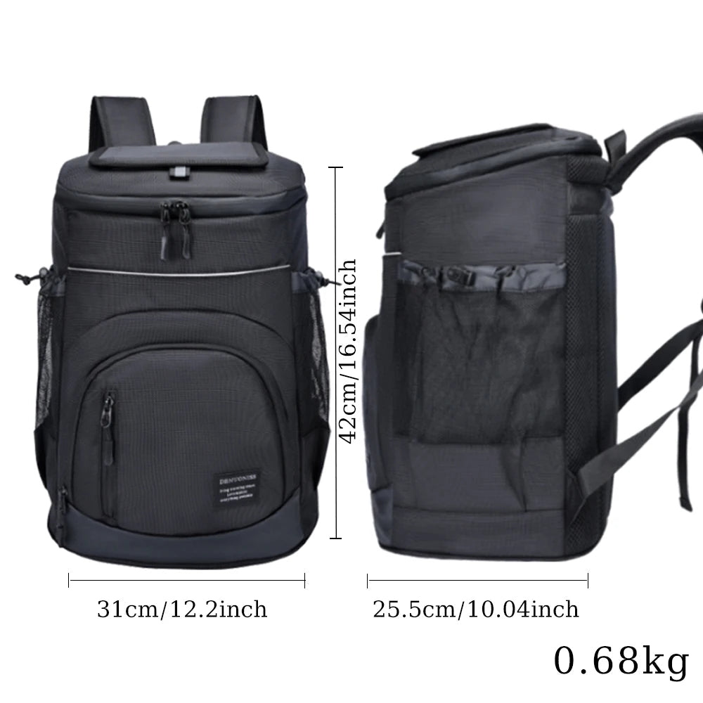 Frostline Insulated Cooler Backpack - Waterproof, 33L Capacity 8