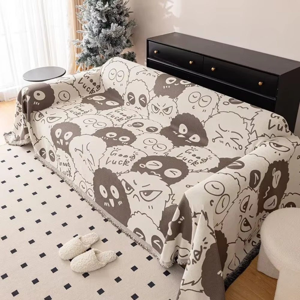 Gizmo Couch Cover - Chenille, Cartoon Design 0