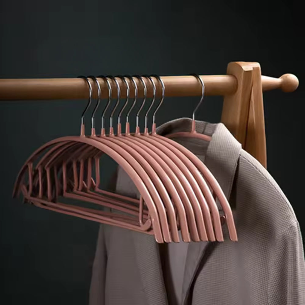 Gleam Coat Hangers - Plastic, Soft-Touch Ergonomic Design 10