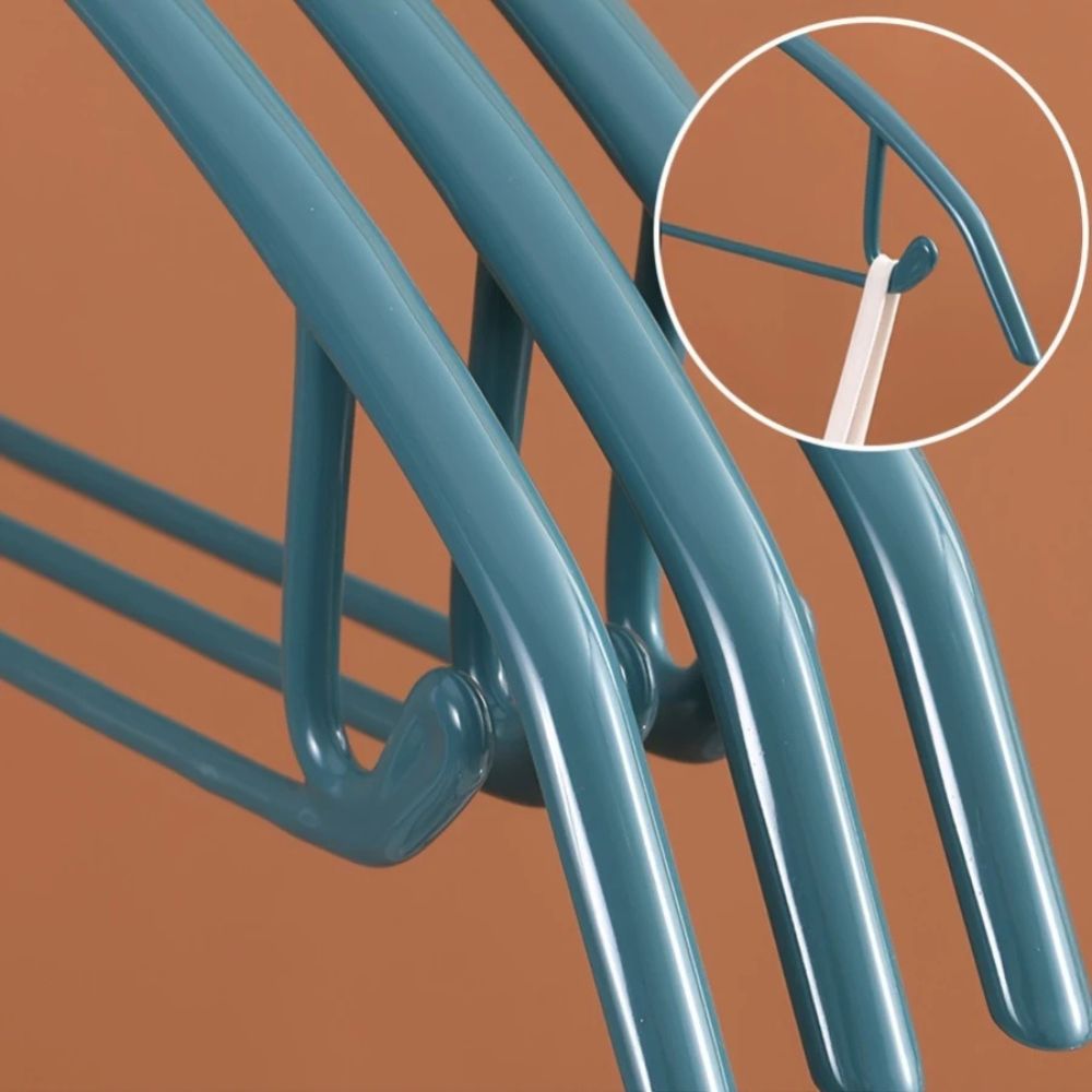 Gleam Coat Hangers - Plastic, Soft-Touch Ergonomic Design 4