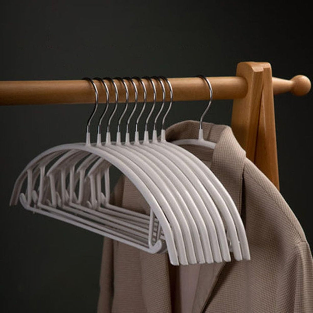 Gleam Coat Hangers - Plastic, Soft-Touch Ergonomic Design 7