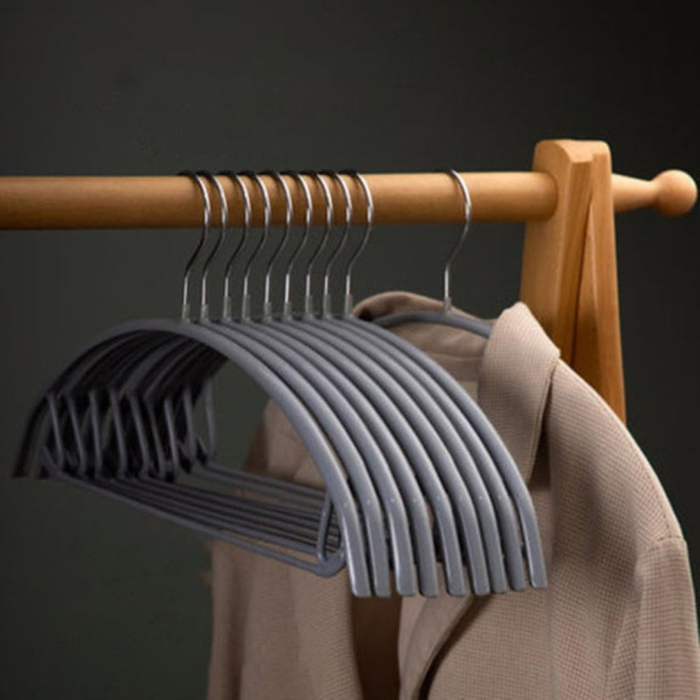 Gleam Coat Hangers - Plastic, Soft-Touch Ergonomic Design 9