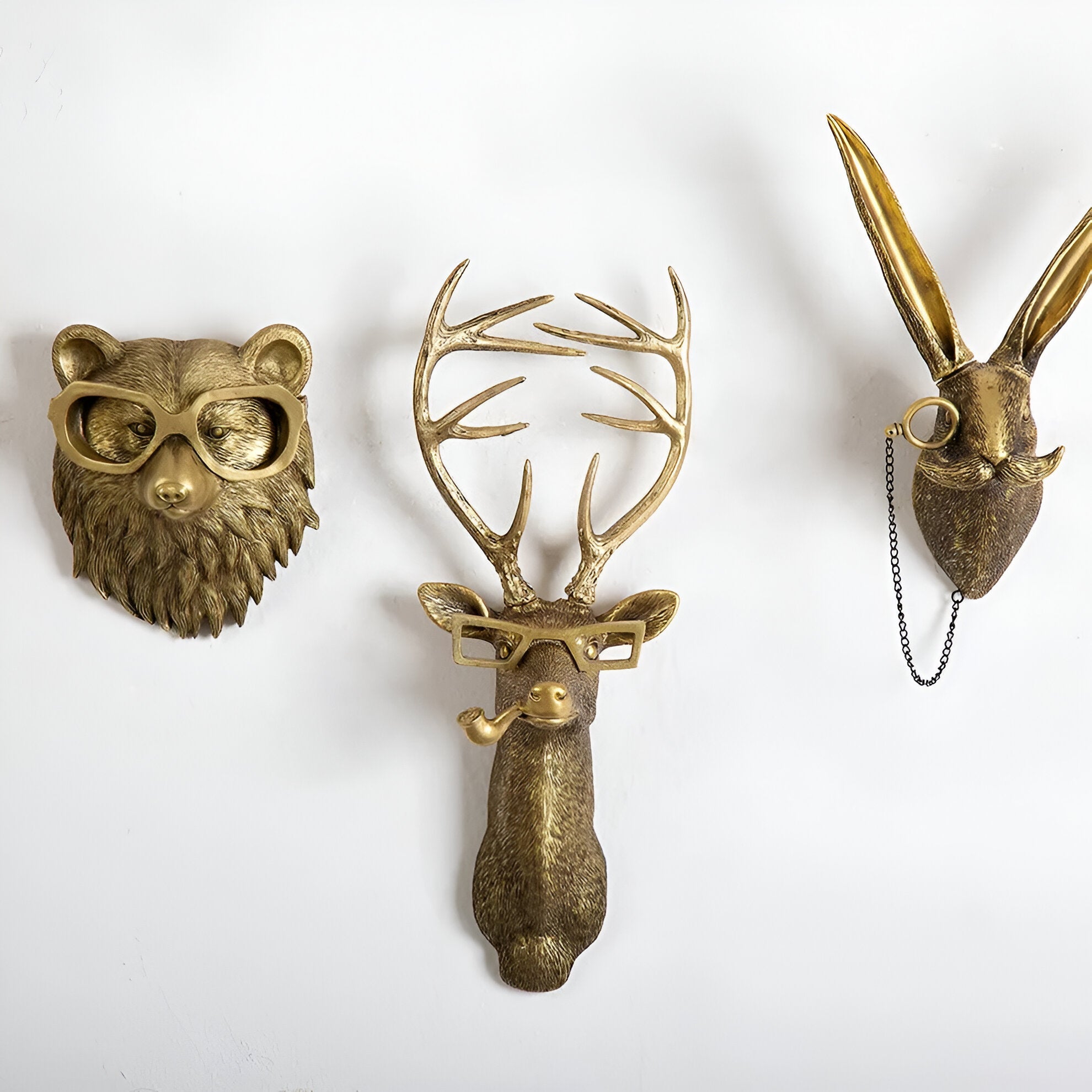 Gleam Wall Hook - Handmade Resin Animal Coat Hooks for Wall, Key Holder 1