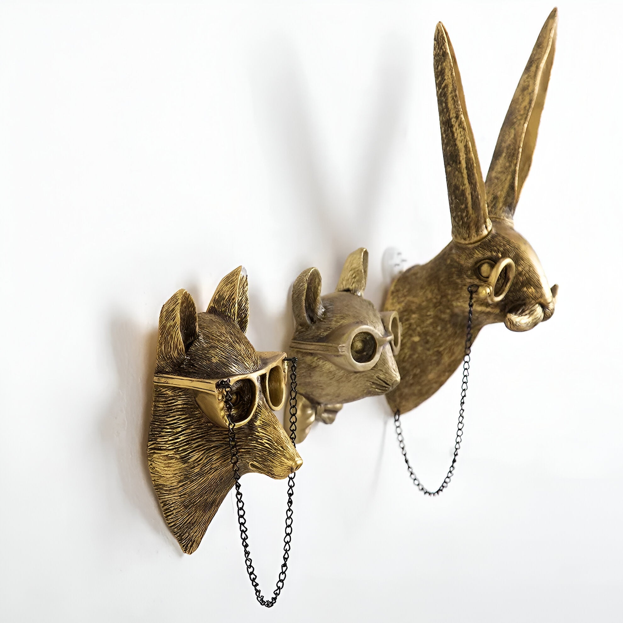 Gleam Wall Hook - Handmade Resin Animal Coat Hooks for Wall, Key Holder 2