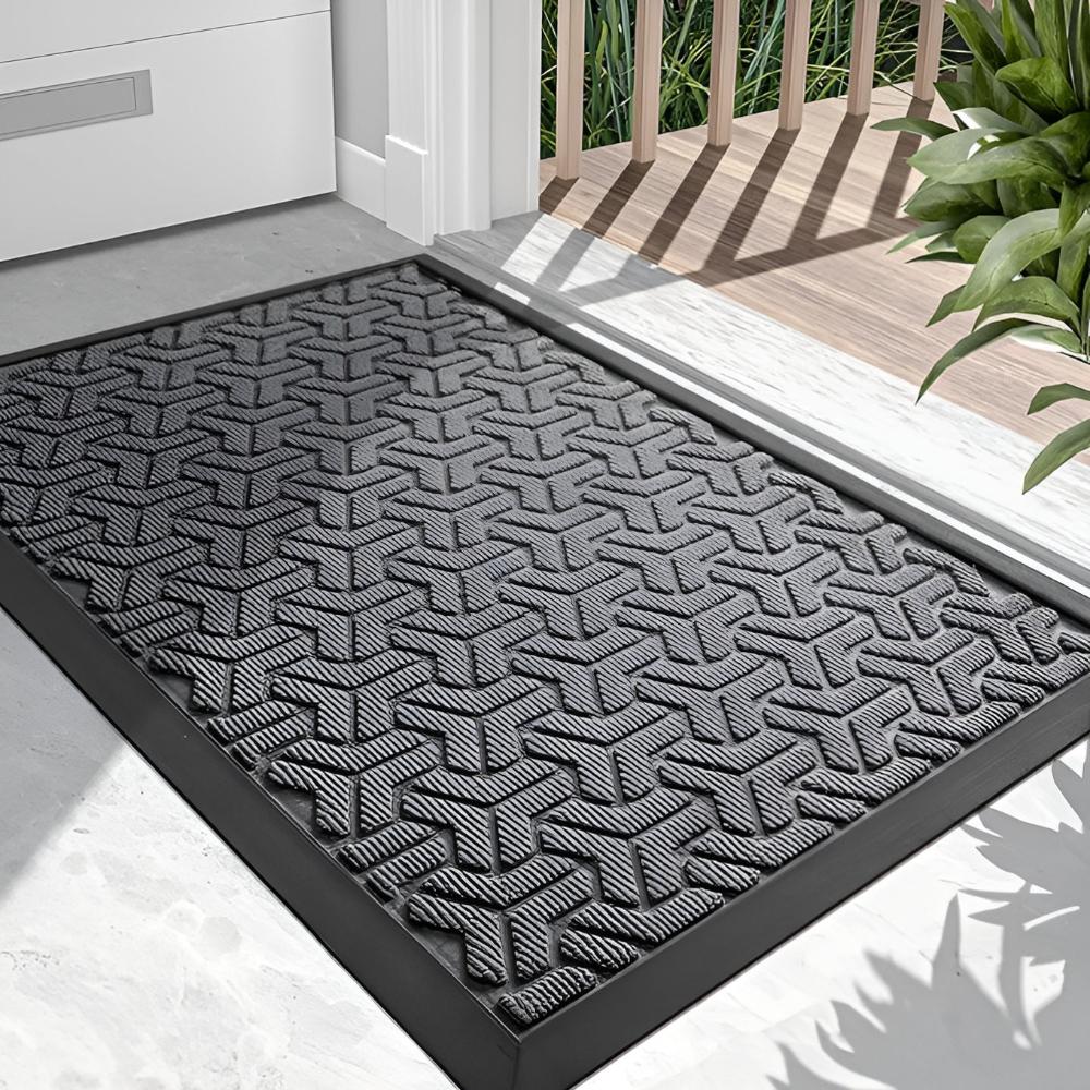 Glenwood Door Mat - Durable Geometric Design, Non-Slip Outdoor Welcome Mat 8