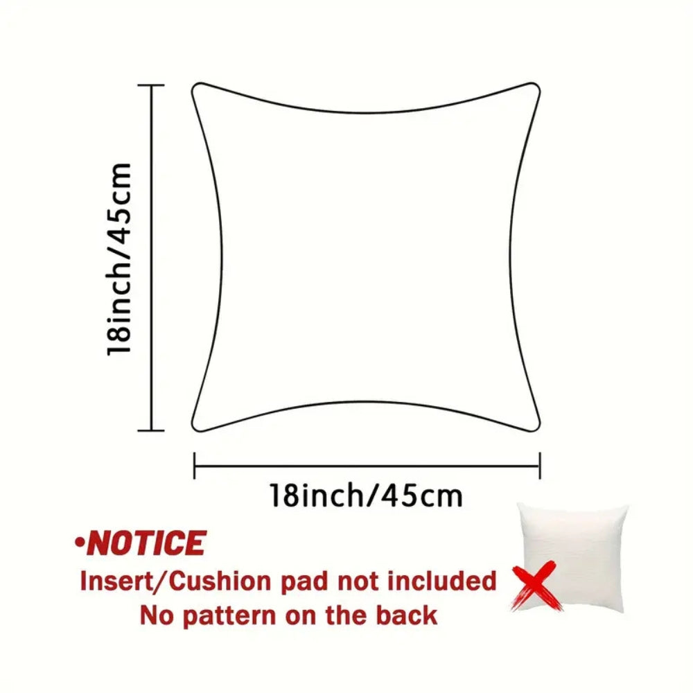 Glenwood Velvet Cushion Covers - Christmas Holiday Decor, Soft Cotton Blend 7