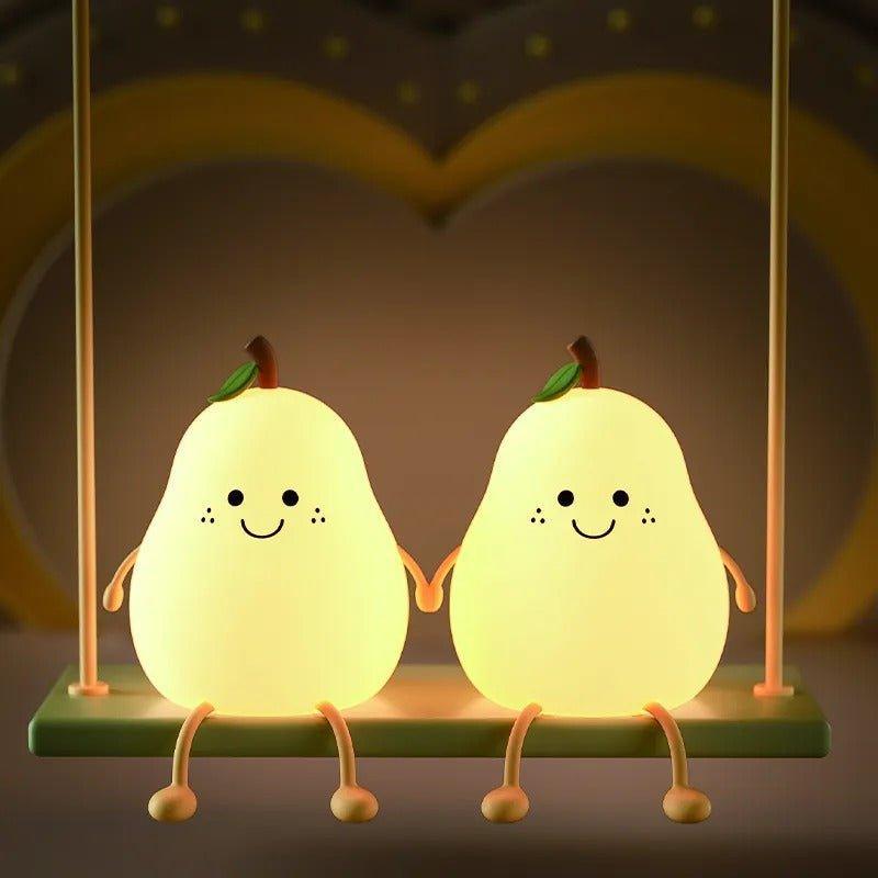 Glimmer Nightlight - Soft Silicone, USB Rechargeable, Adjustable Brightness 0