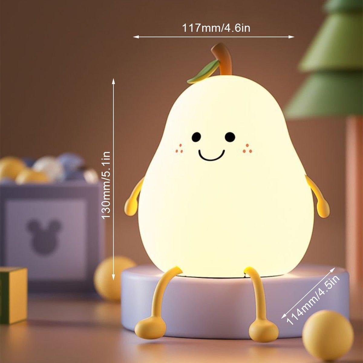 Glimmer Nightlight - Soft Silicone, USB Rechargeable, Adjustable Brightness 3