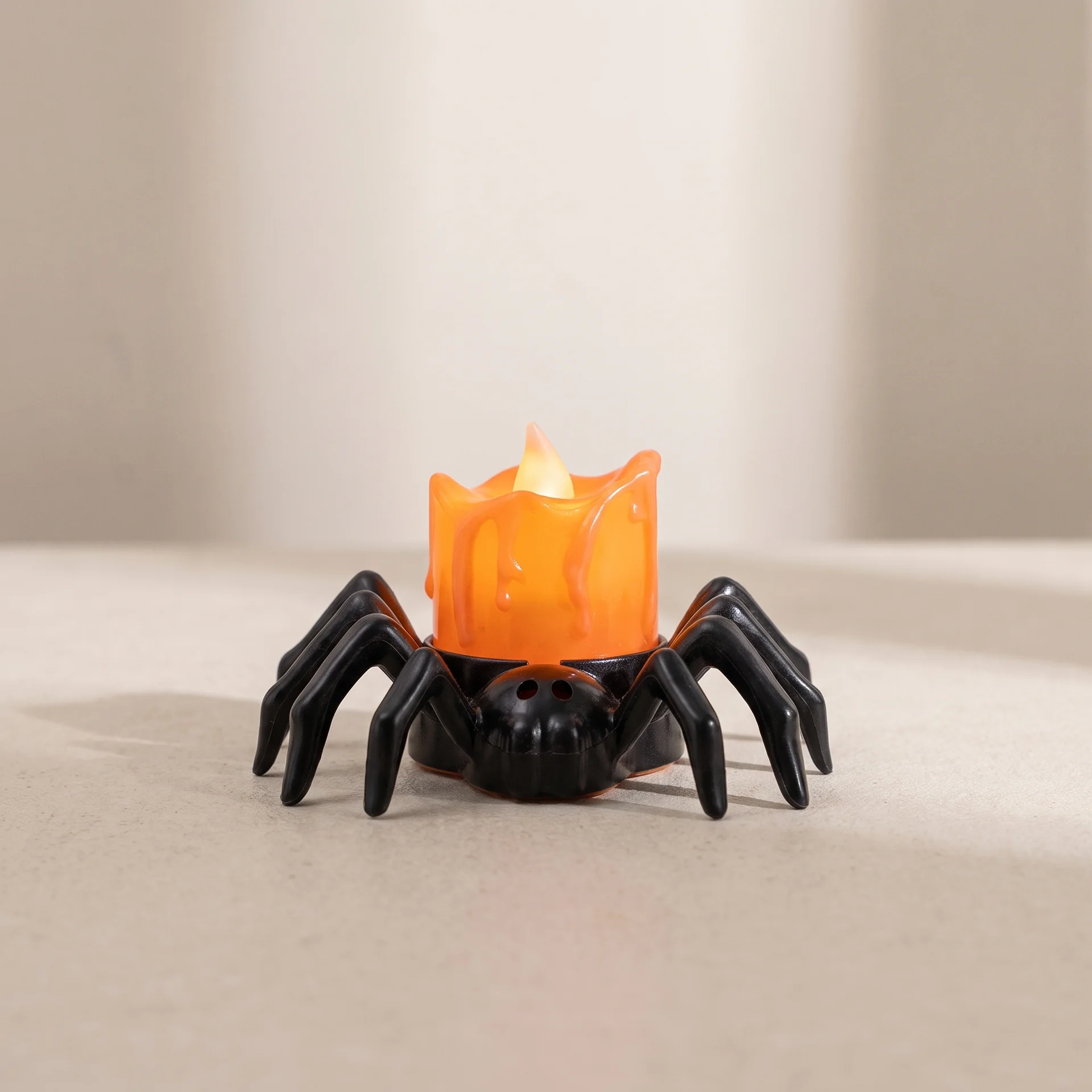 Hallowen Candle Holder - Pumpkin Design, Flameless LED Light 1
