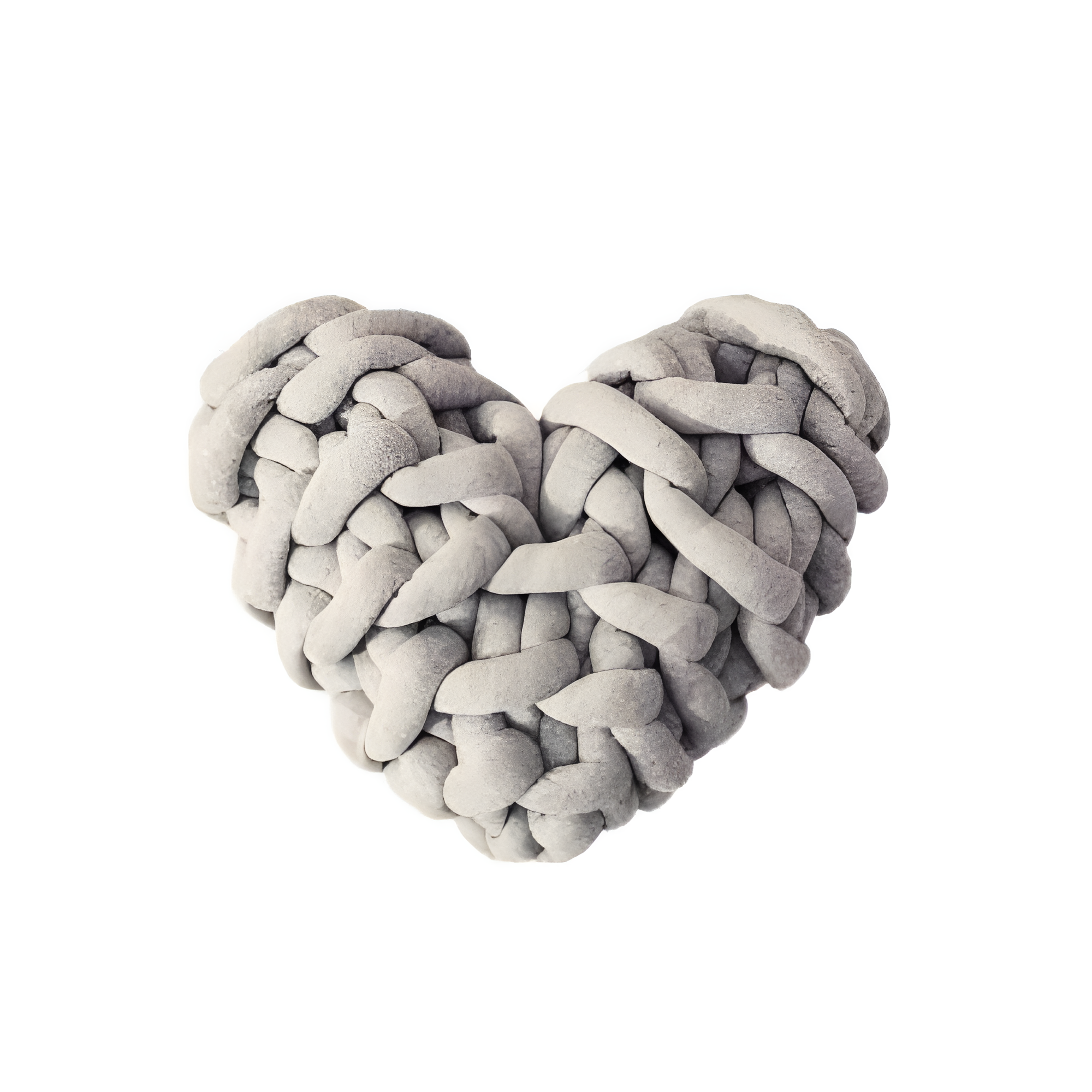 Harmony Heart Cushion - Handmade Cotton, Plush Design 14