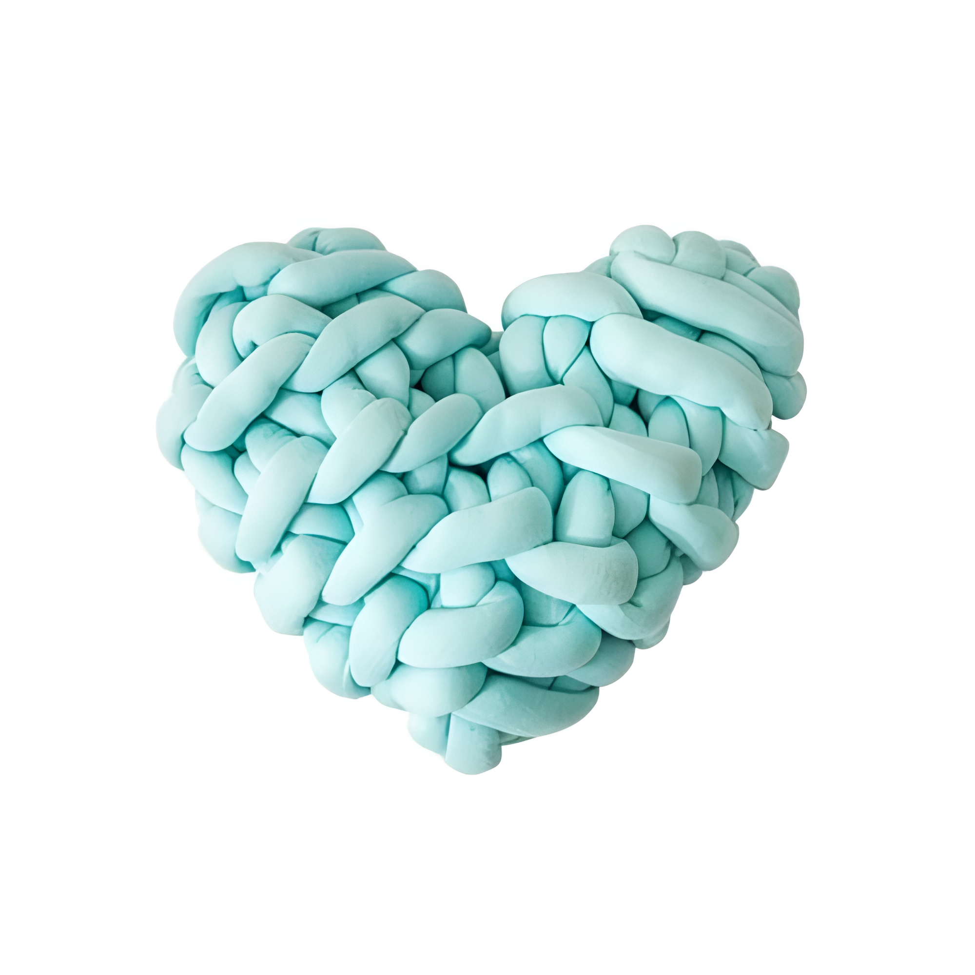 Harmony Heart Cushion - Handmade Cotton, Plush Design 9