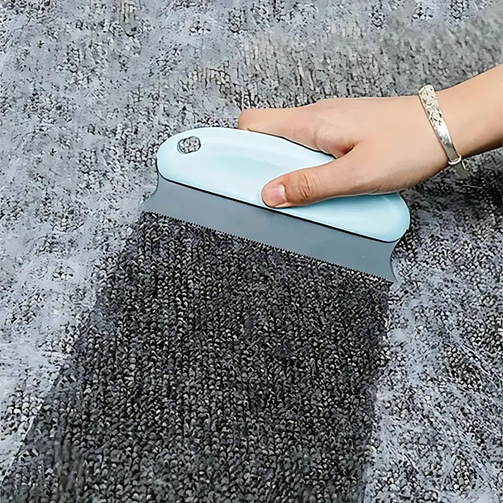 Harper Pet Hair Remover Tool - Soft Rubber Bristles, Ergonomic Handle 1