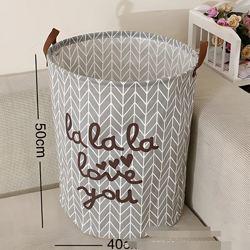 Haven Collapsible Laundry Basket - Durable Polyester, Foldable Design 5