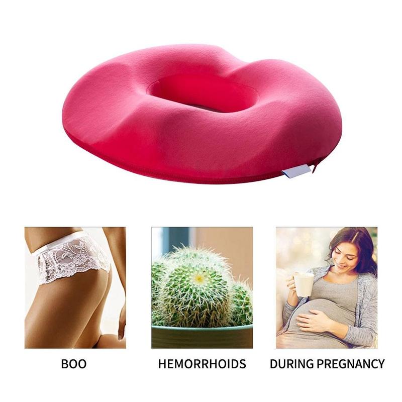 Haven Donut Pillow - Memory Foam Coccyx Cushion for Tailbone Pain Relief 2
