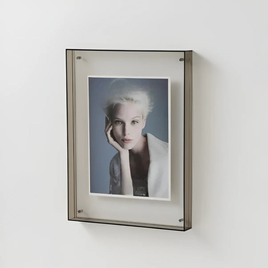 Helix Acrylic Photo Frame - Transparent Minimalist Design, Versatile Display 10