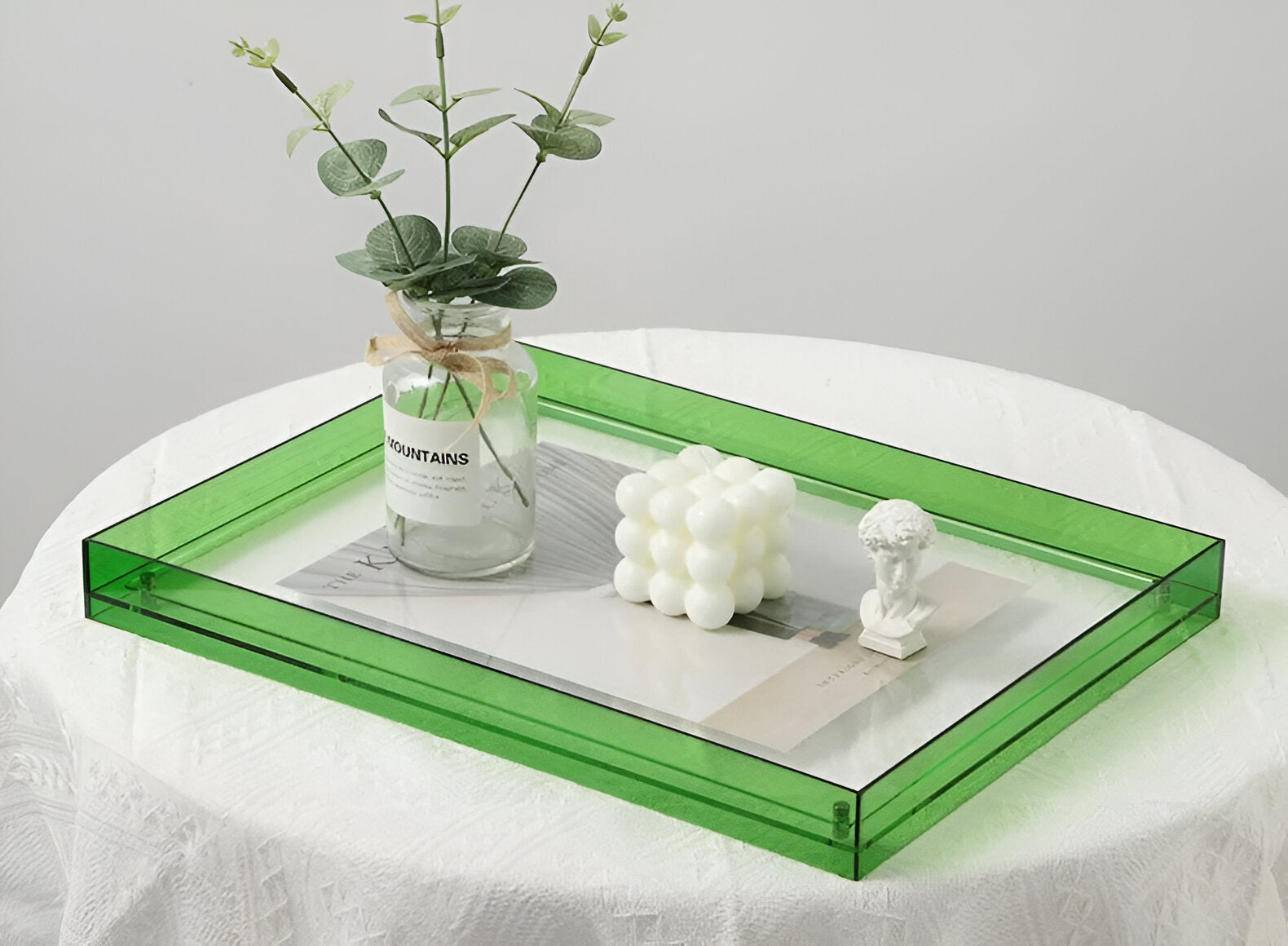 Helix Acrylic Photo Frame - Transparent Minimalist Design, Versatile Display 2