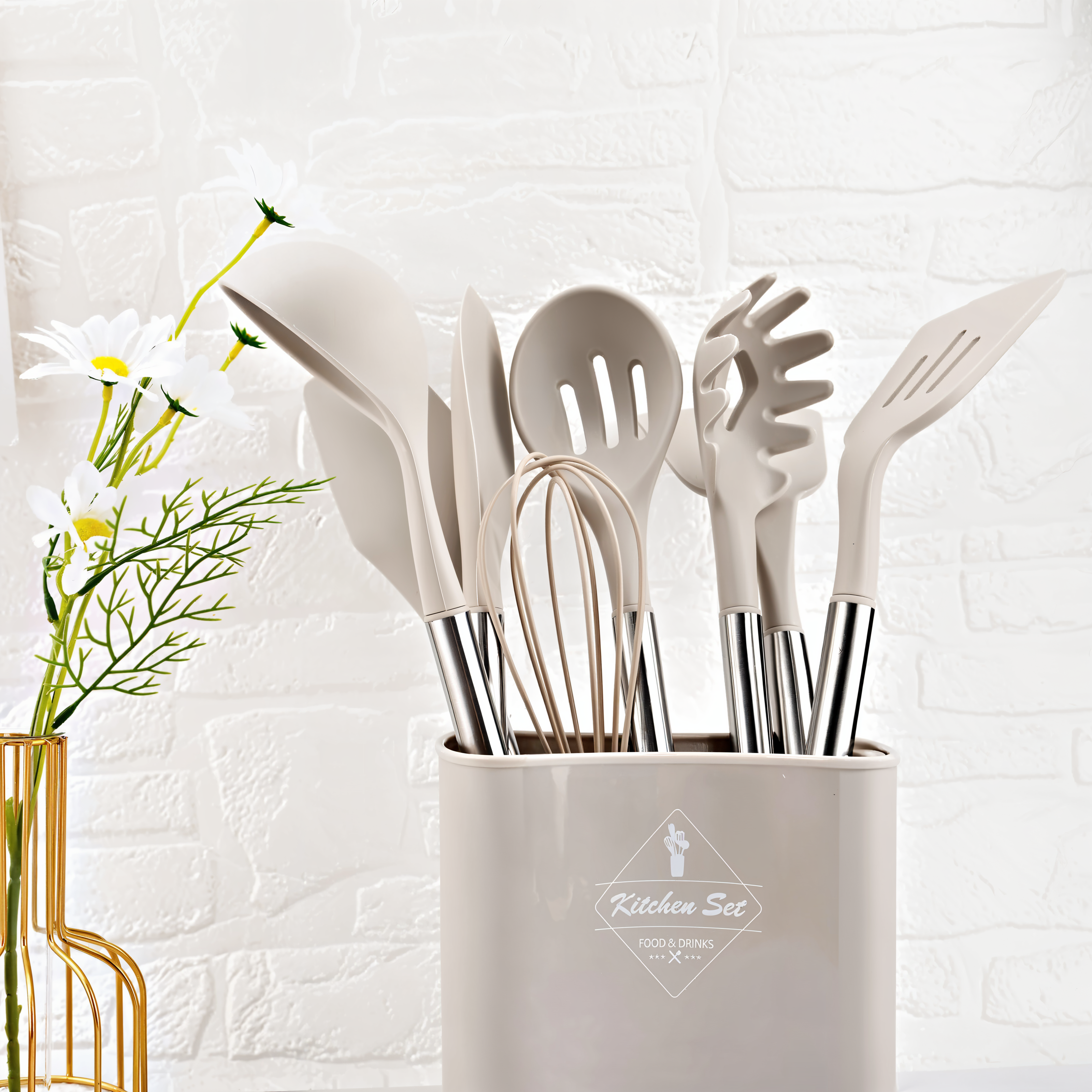 SilicoChef Set – Silicone Kitchen Utensils – Complete Cooking Set