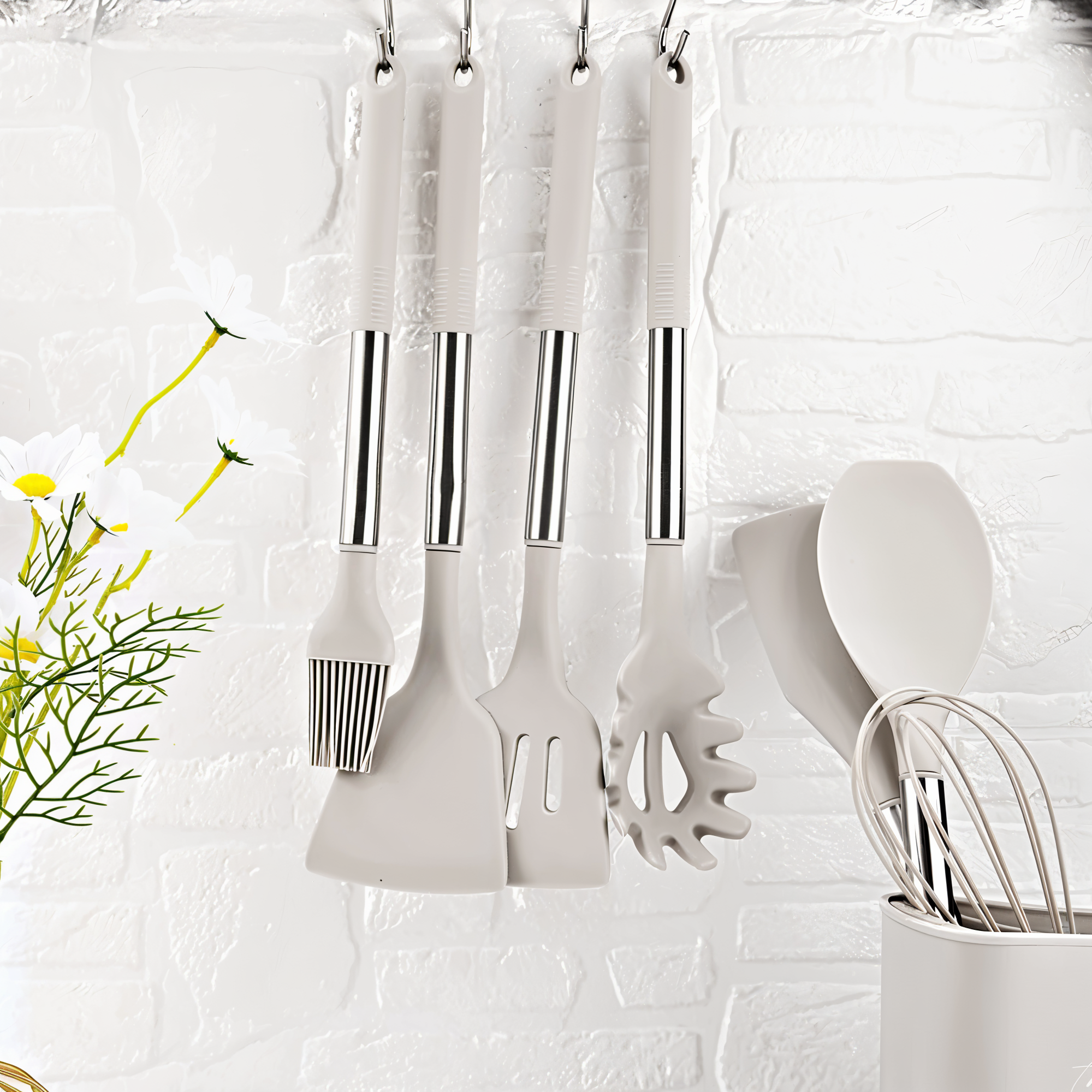 SilicoChef Set – Silicone Kitchen Utensils – Complete Cooking Set