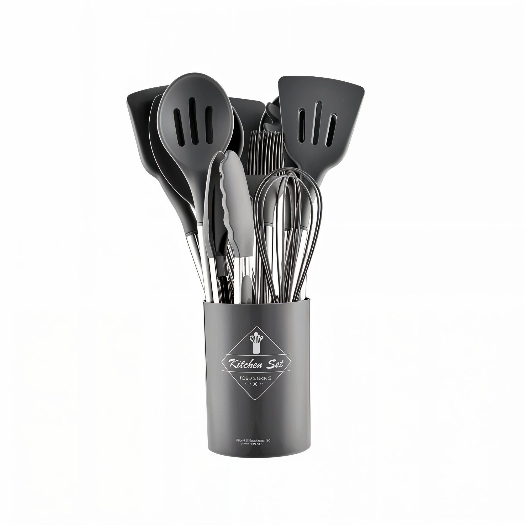 SilicoChef Set – Silicone Kitchen Utensils – Complete Cooking Set