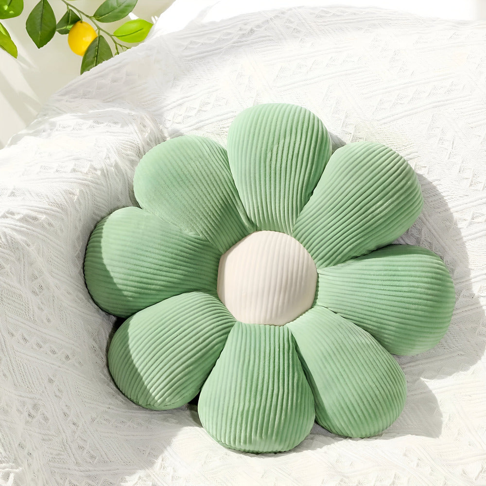 BloomSoft Cushion - Decorative Cushion - Floral Shape - Plush Comfort Accent