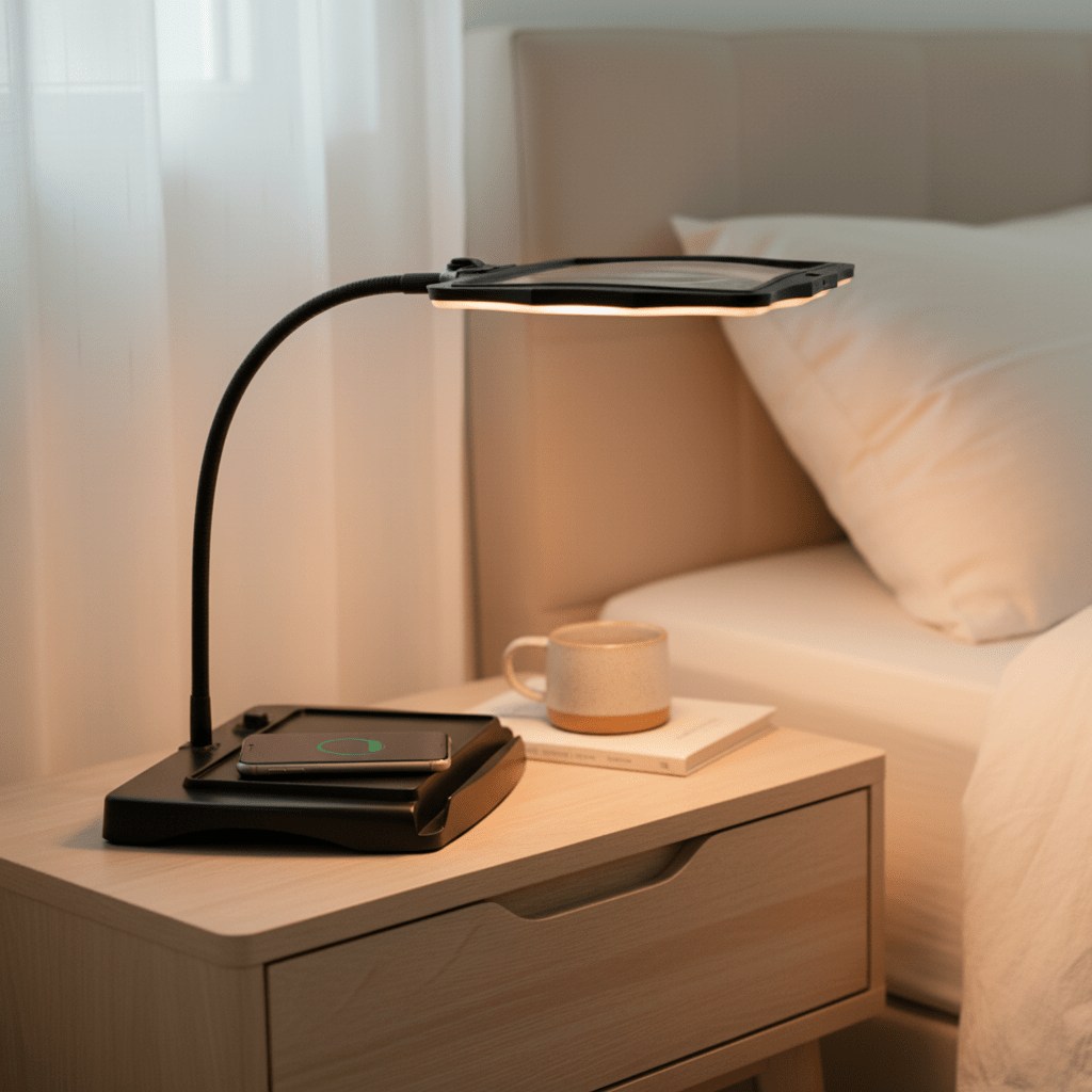 Horizon Magnifying Desk Lamp - LED Light, 3x Magnification 1