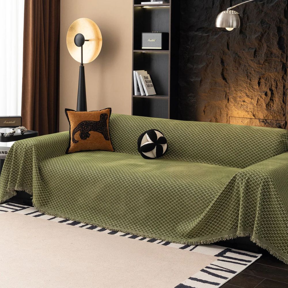 Horizon Sofa Cover - Chenille, Zigzag Design 7