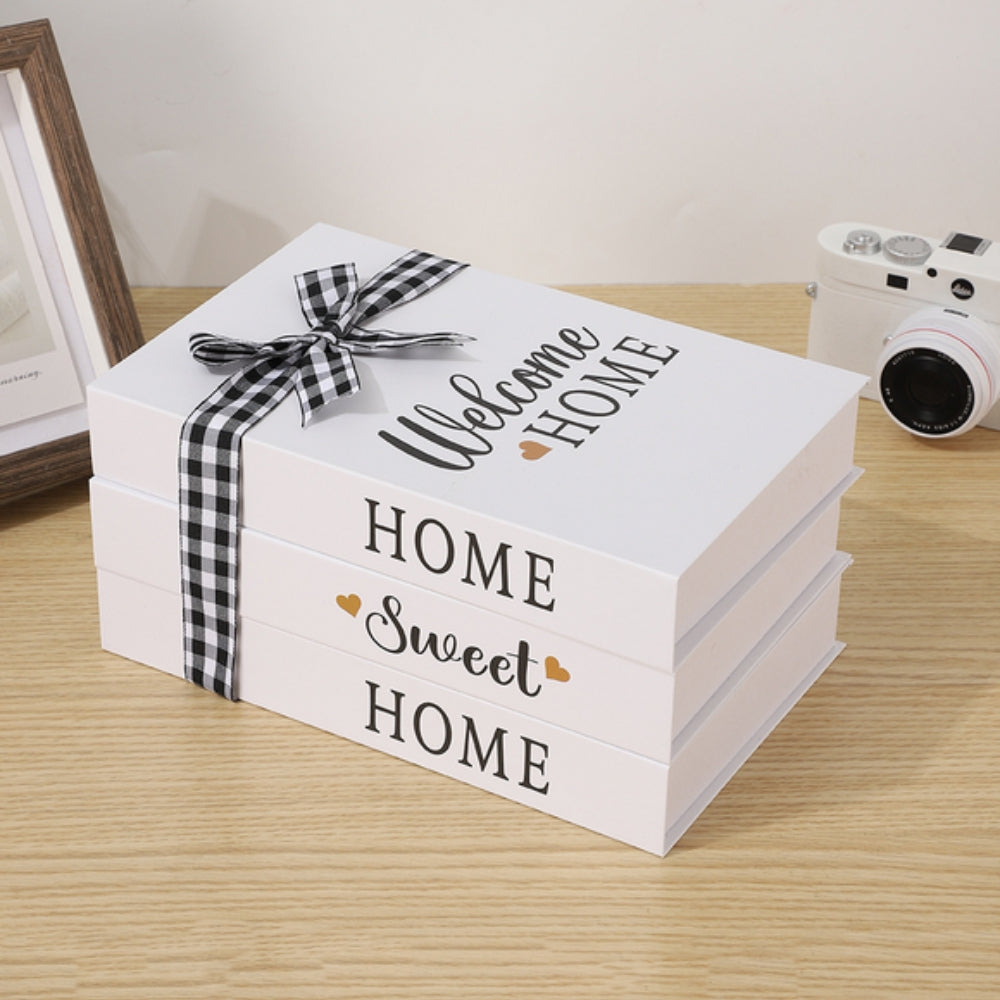 Inspire Rustic Book Stack - Faux Cardboard, Heartfelt Wall Decor 3