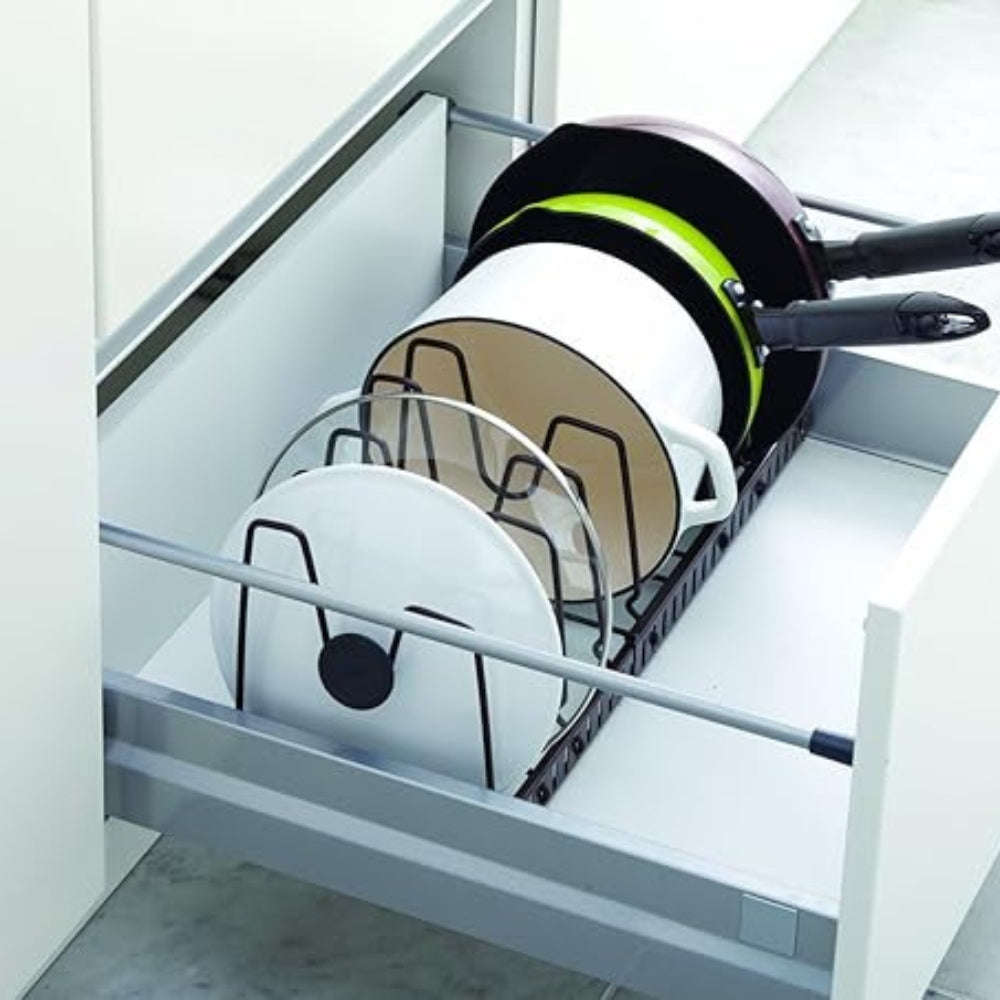 Ironclad Kitchen Rack - Adjustable Iron Utensil Holder 8