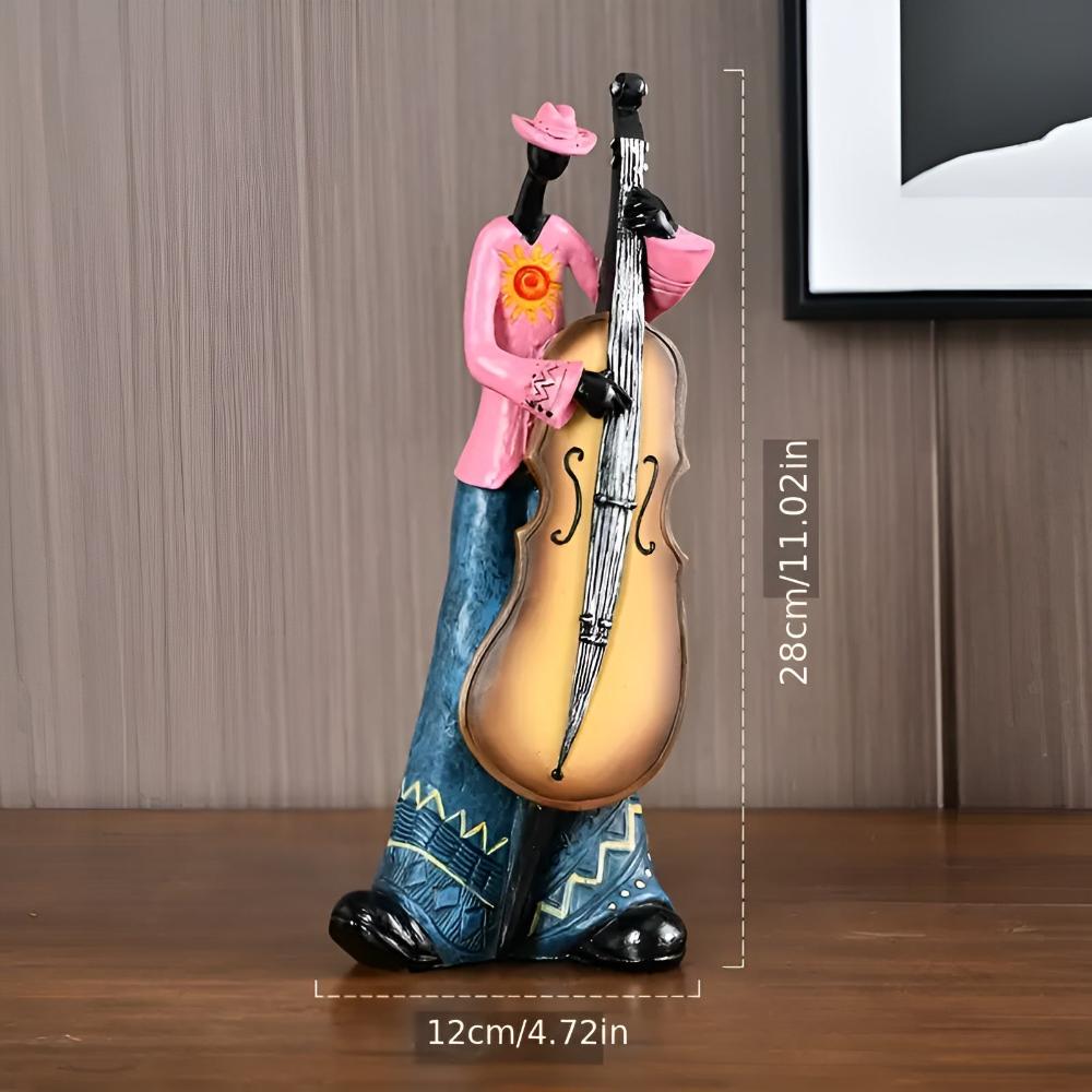 Jovial Figurine - Premium Resin, Abstract Music Design 10