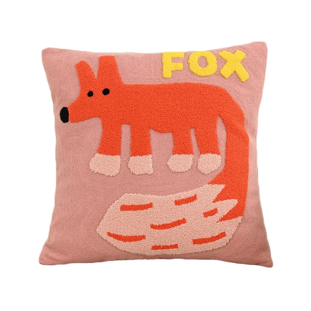 Kaleo Cushion Cover - Nordic Embroidered Design, Soft Polyester Cotton Blend 0