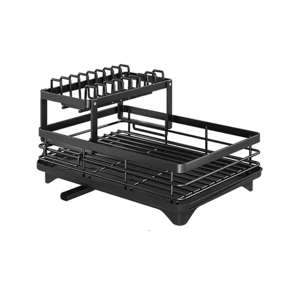 Kinetic Dish Rack - Stainless Steel, Foldable Space-Saving Design 5