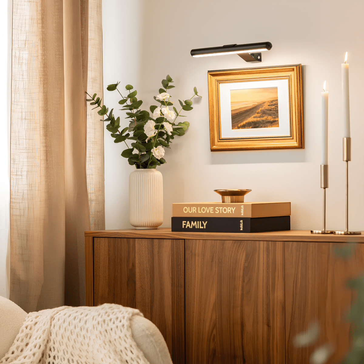 Kira Wall Light - LED, 360° Rotating, Adjustable Brightness 6