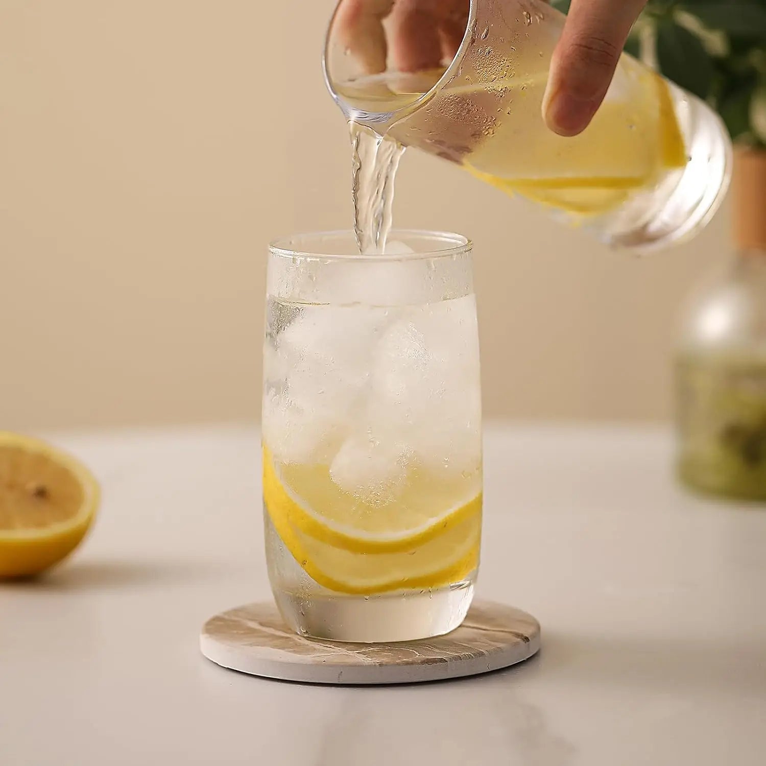 Kresta Coaster Set - Marble Design, Heat Resistant 4