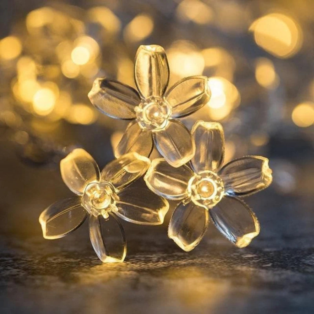 TwinkleDrop Light Garland – LED String Lights – Warm Ambient Home Decor