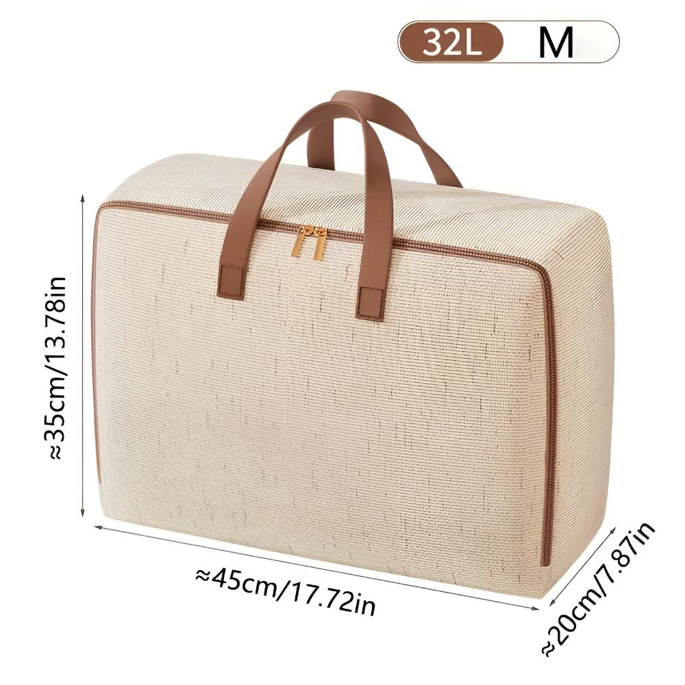 Lina Storage Bag - High-Quality Linen, Compact Design 0