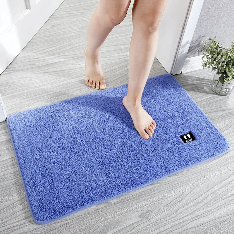 Liora Bath Mat - Thick Absorbent Non-Slip Stripe Design 2