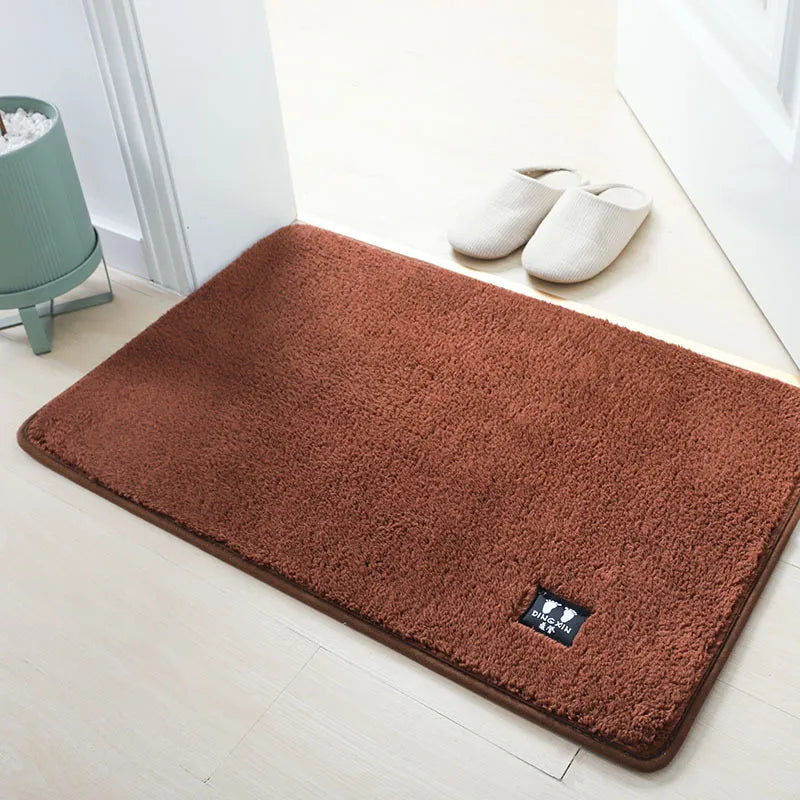 Liora Bath Mat - Thick Absorbent Non-Slip Stripe Design 3