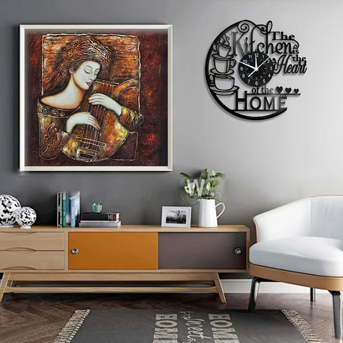 Liora Large Wall Clock - Minimalist Silent Quartz, Easy-to-Read Numerals 2