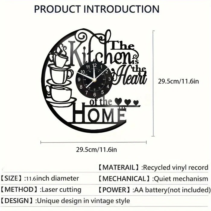 Liora Large Wall Clock - Minimalist Silent Quartz, Easy-to-Read Numerals 4