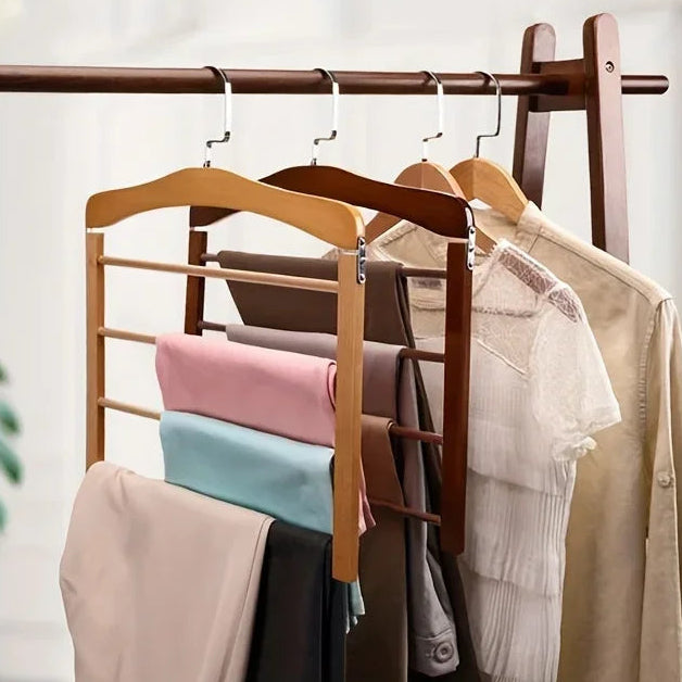 Liora Wooden Coat Hanger - Solid Wood, Elegant Design 6