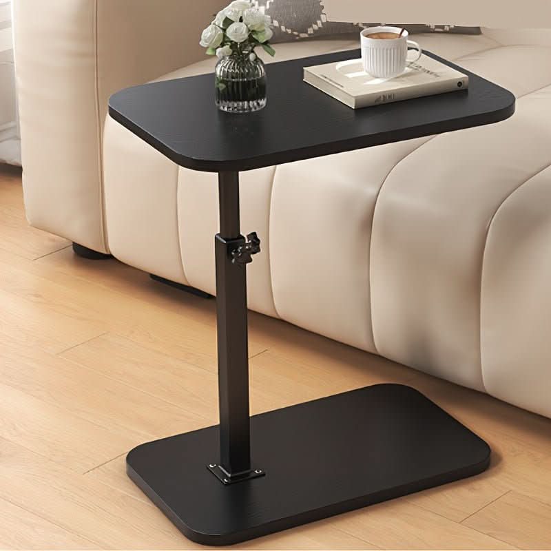 Livelift Adjustable Side Table - Wooden Top, Modern Design for Sofa or Bed 0
