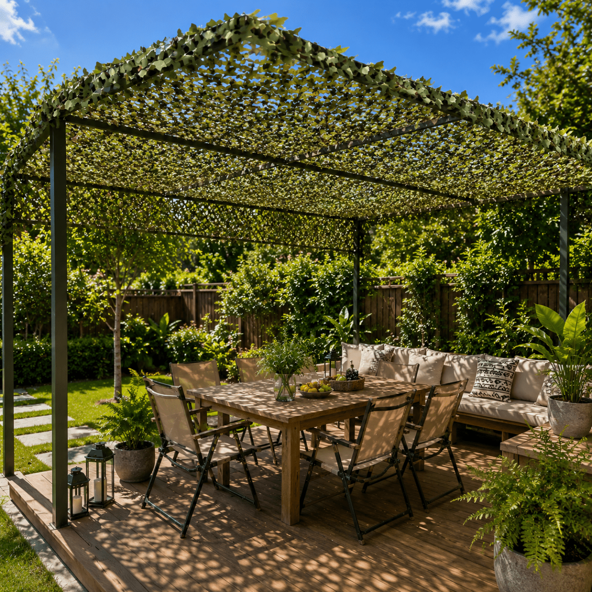 Lorien Camouflage Net - Durable Polyester, Realistic Leaf Design 0